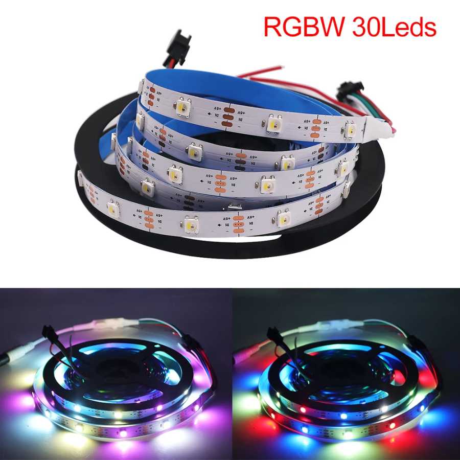 Фотография №5 товара Светодиодная лента DC 5 В SK6812 RGBW RGBCW RGBNW WWA