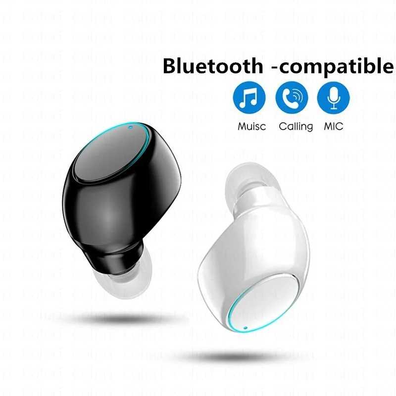 Беспроводные наушники Bluetooth 5,0, мини-наушники X6, водонепроницаемые наушники TWS для мобильного телефона Xiaomi, спортивная гарнитура с громкой связью, музыка Портативное аудио и видео