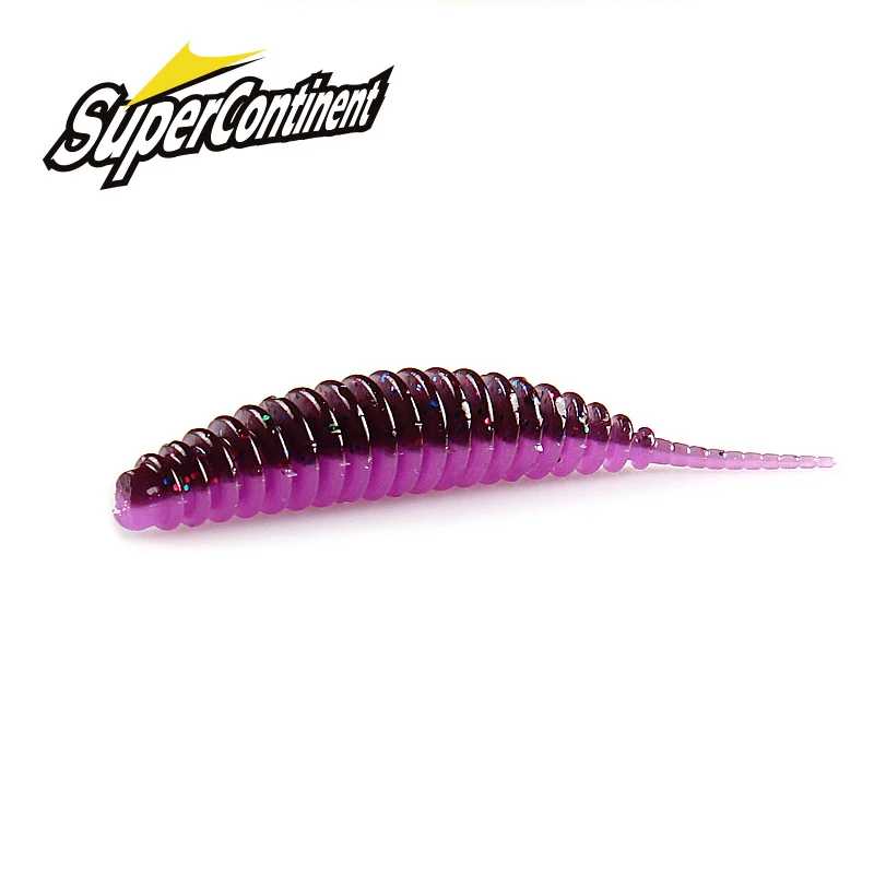 Мягкая приманка Supercontinent Worm Bait Tanta 49мм 65мм для рыбалки, приманки для карпа и баса, искусственная приманка PVA, 2021 год Для рыбалки