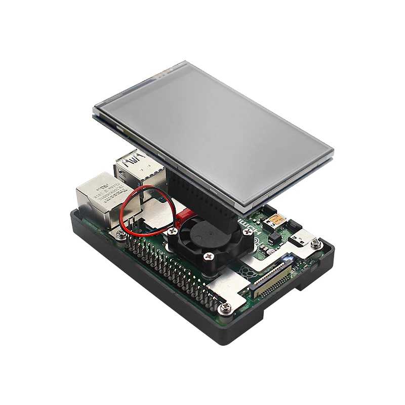 Фотография №4 товара Raspberry Pi 3.5 Сенсорный экран 480*320 ЖК-дисплей TFT Дополнительный охлаждающий