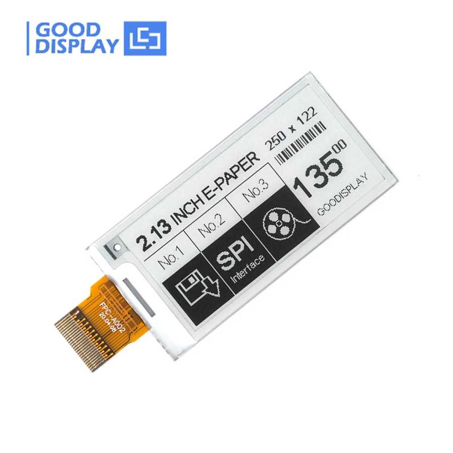 Фотография №5 товара Дешевый модуль дисплея E-Paper 2.13 дюйма для Raspberry Pi, E-Ink
