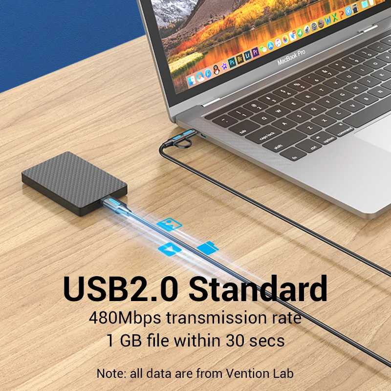 Фотография №2 товара Кабель USB типа C Vention для Redmi note 8 2