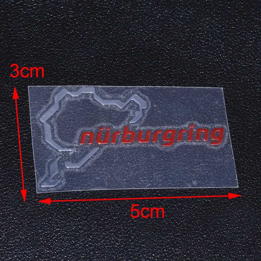 Фотография №1 товара 2X полированный хромированный герб Nurburgring Motor Sport, 3D наклейка с