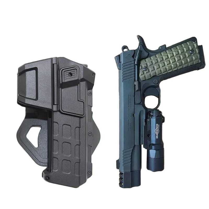 Тактическая кобура для пистолета Colt 1911, с фонариком, кобура для лазерного пистолета, чехол для пистолета, охотничьи аксессуары Охота
