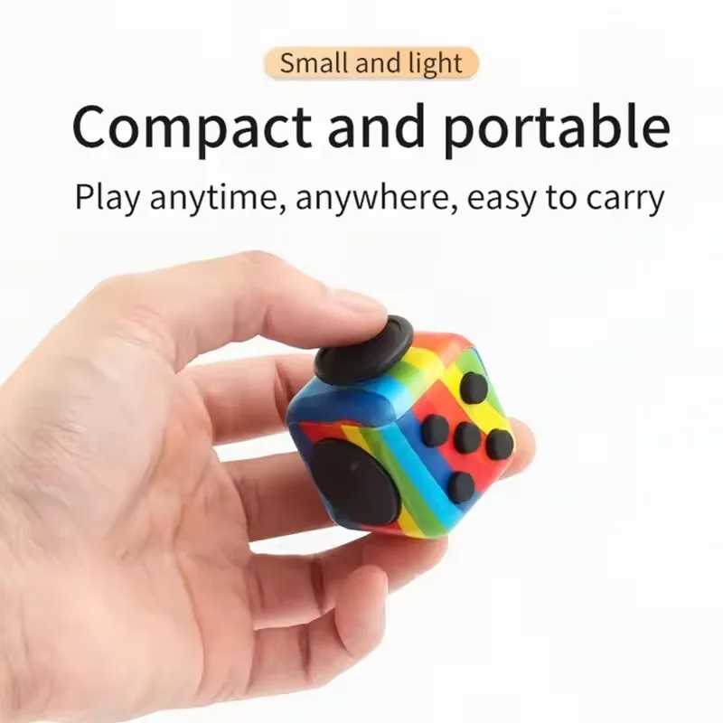Фотография №3 товара Fidget Cube антистресс ручной спиннер декомпрессионная игрушка для аутизма СДВГ
