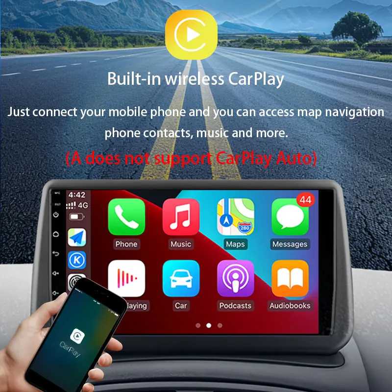 Фотография №3 товара Беспроводной CarPlay Android 15 для Nissan Juke 2011-2016 Автомобильный радиоприемник
