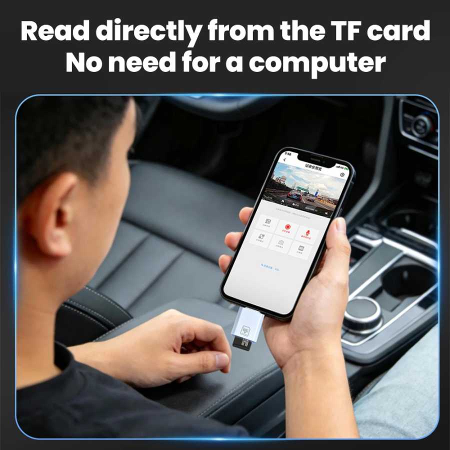 USB-C 2.0 адаптер-кардридер для TF-карт, OTG для телефона, камеры, дрона, высокоскоростной, для ПК, ноутбука, портативный комплект с чехлом Аксессуары для мобильных телефонов