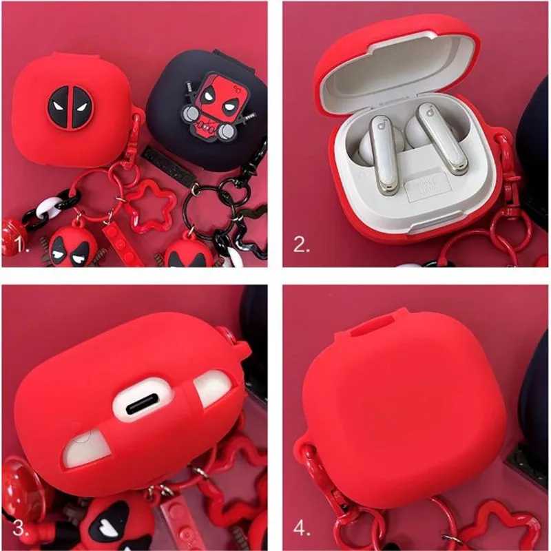 Фотография №5 товара Чехол для наушников Marvel Deadpool для Anker Soundcore P40i/R50i/P20i/P25i/Life P3,