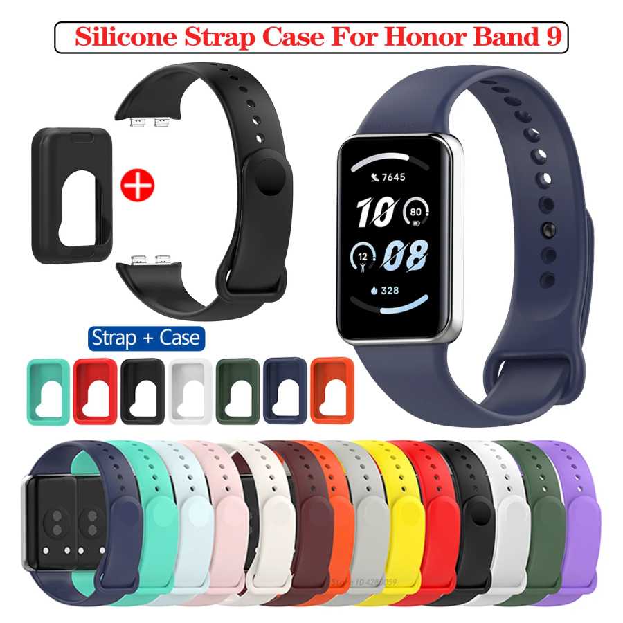 Ремешок для смарт-часов Honor Band 9, спортивный ремешок, сменный браслет для Honor Band 9, силиконовый ремешок, браслет, аксессуары Correa Умная электроника