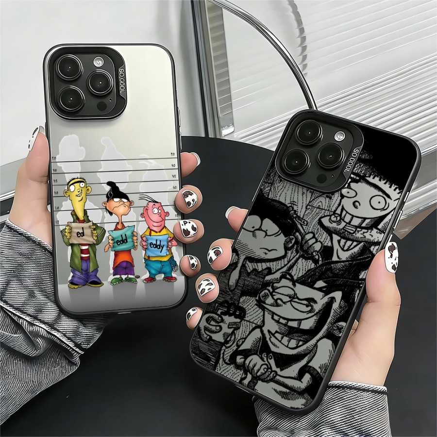 Чехол для телефона с забавным рисунком Ed Edd n Eddy для iPhone 17 16e 16 15 14 13 12 11 Pro Max X XR XSMAX 8 7 Air Plus, матовый чехол с защитой от падения Чехлы и чехлы для мобильных телефонов