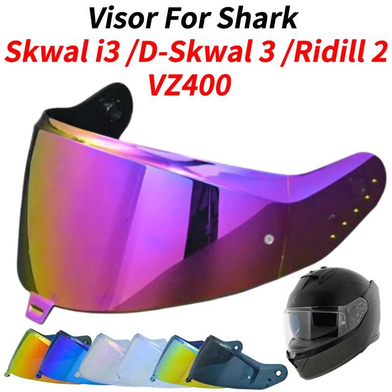 Козырек для шлема Shark Skwal i3 D-Skwal 3 Ridill 2, сменные козырьки для линз, аксессуары для лобового стекла Capacete D Skwal 3 VZ400 Мотоцикл оборудования