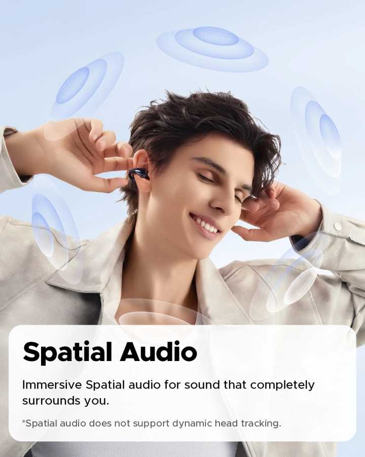 Фотография №2 товара Беспроводные наушники SoundPEATS PearlClip Pro Bluetooth 5.4 Наушники-вкладыши с AI