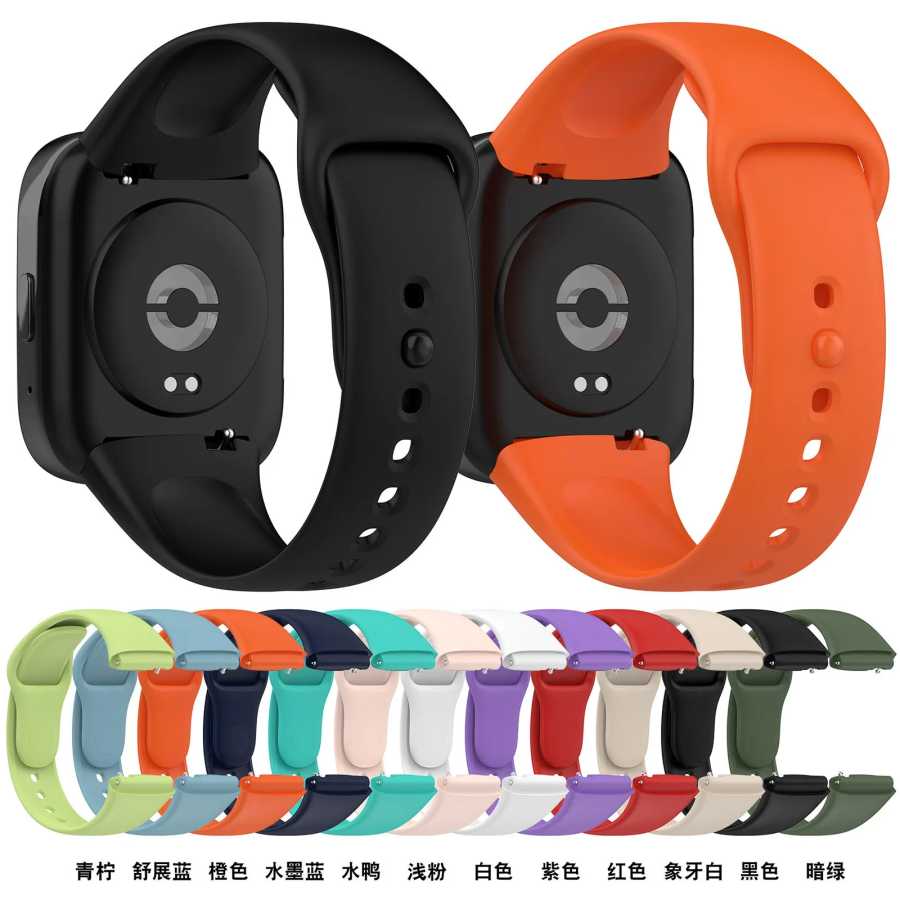 Фотография №4 товара Ремешок для Xiaomi Redmi Watch 3, активный мягкий силиконовый сменный