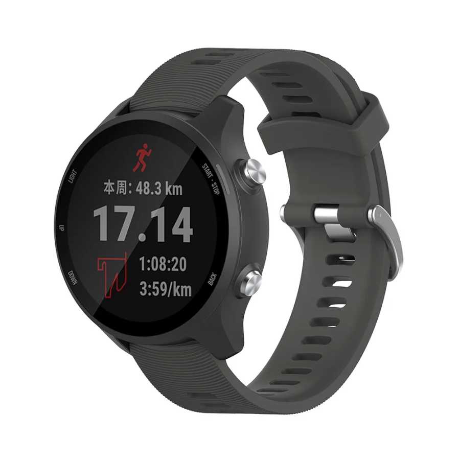 Фотография №4 товара Силиконовый ремешок 20 мм для Garmin Forerunner 245 245M 645,