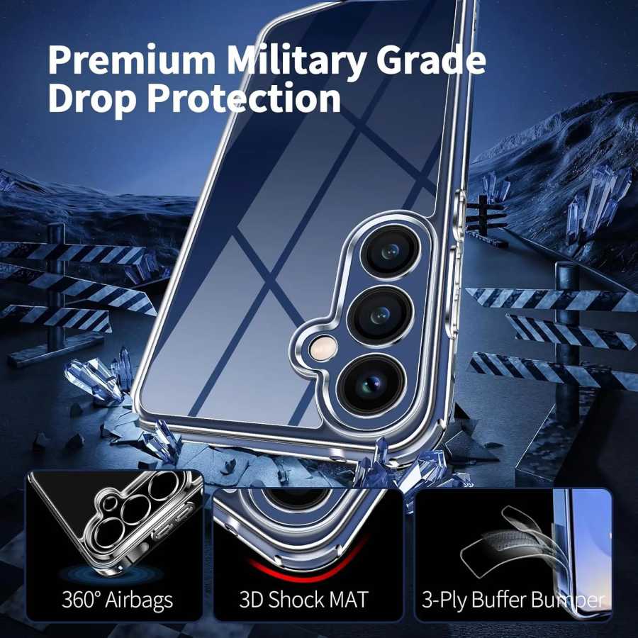 Фотография №1 товара Прозрачный чехол для телефона Samsung A05 A05S A15 A25 A35