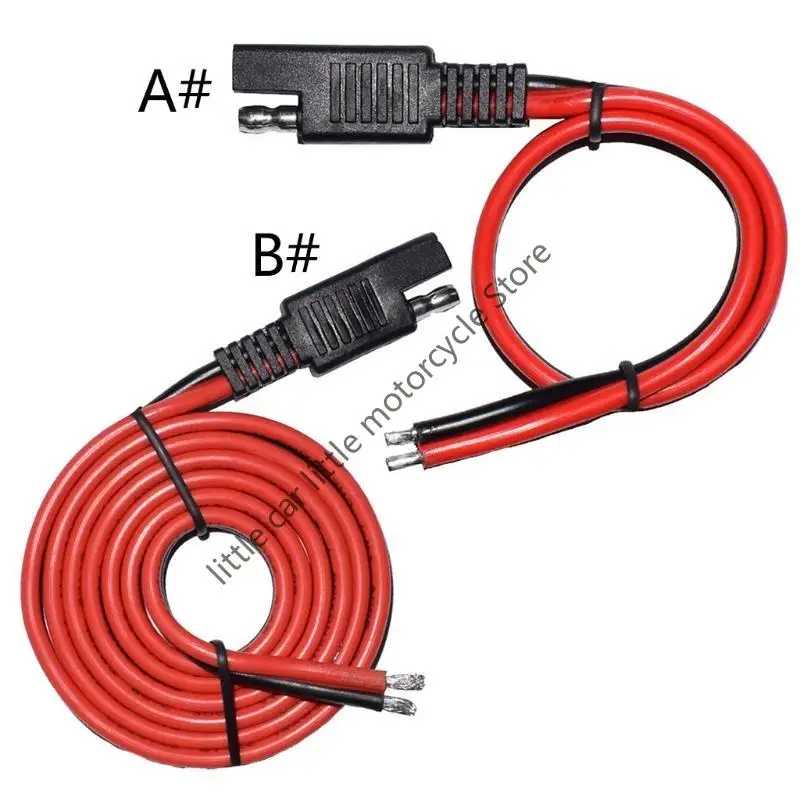 Фотография №3 товара 14AWG SAE Удлинительный кабель SAE 2-контактный разъем быстрого разъема SAE