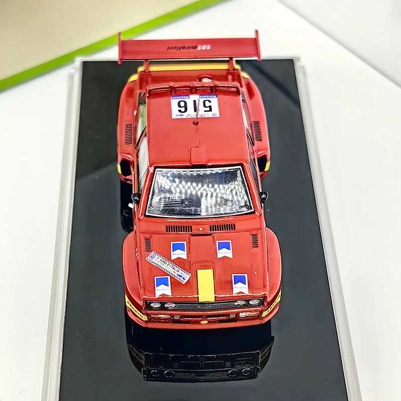 Коллекционная модель автомобиля Abarth 031 Bertone 1975 из литого сплава, масштаб 1:64, классический сувенир, подарок для декора и праздников Играйте в транспортные средства и модели