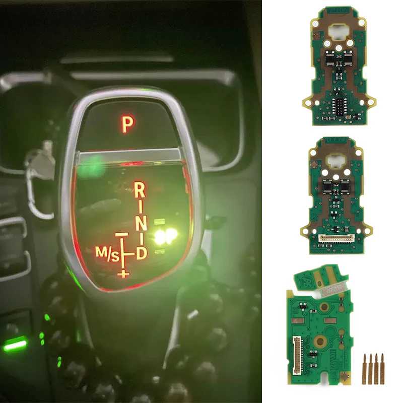 Печатная плата ручки переключения передач для BMW F10 F30 F31 F32 F20 F10 F07 F25 F26 F15 F16 Ремонт светодиодной панели переключения передач коробки передач Детали интерьера