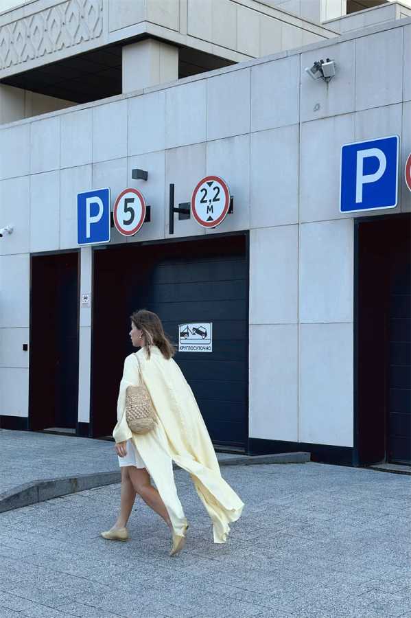 Фотография №5 товара Негабаритная ветровка-кимоно из 100% льна, желтая