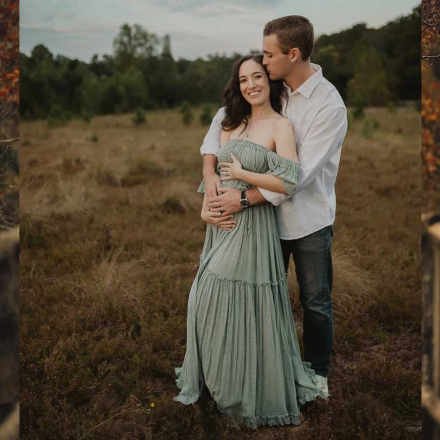 Фотография №3 товара ﻿ Богемное платье для беременных, удобный комплект из мягкого льна
