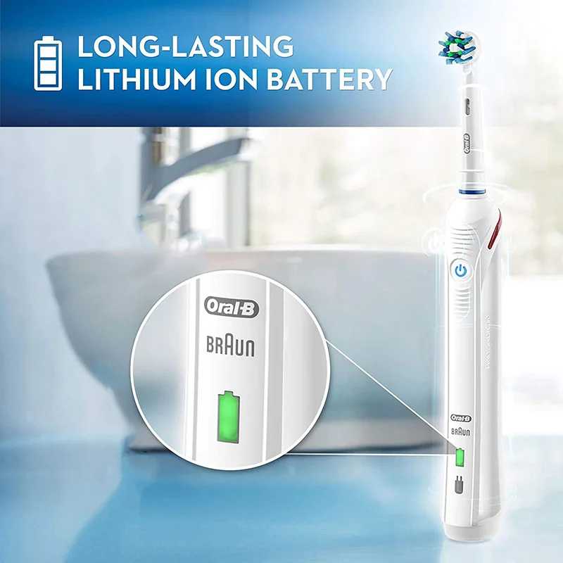 Фотография №4 товара Электрическая зубная щетка Oral B Pro 4000 3D Action, ежедневная