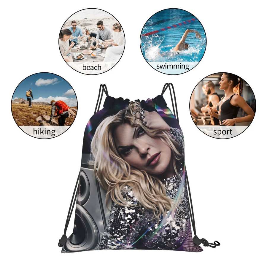 Фотография №4 товара Сумка на шнурке Madonnas Confessions II 2026, забавный пляжный рюкзак