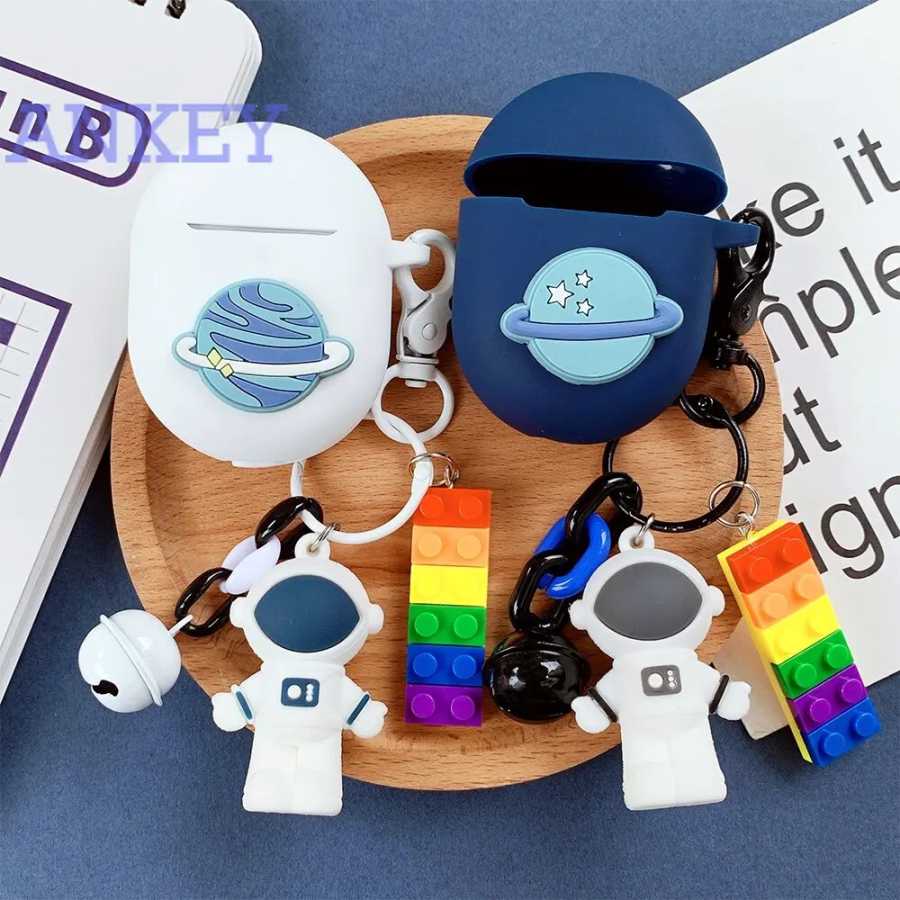 Чехол для Google Pixel Buds 2a, милый чехол для наушников космонавта, TWS, беспроводные Bluetooth-наушники, чехол Портативное аудио и видео