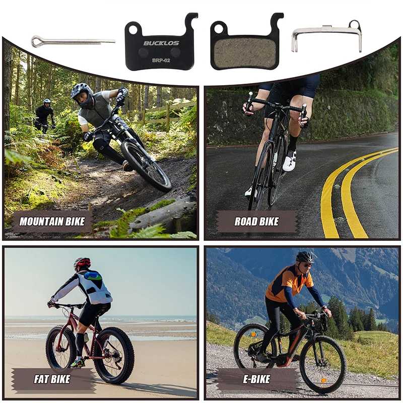 Фотография №5 товара BUCKLOS полимерная дисковая тормозная колодка для SHIMANO A01S, износостойкие гидравлические
