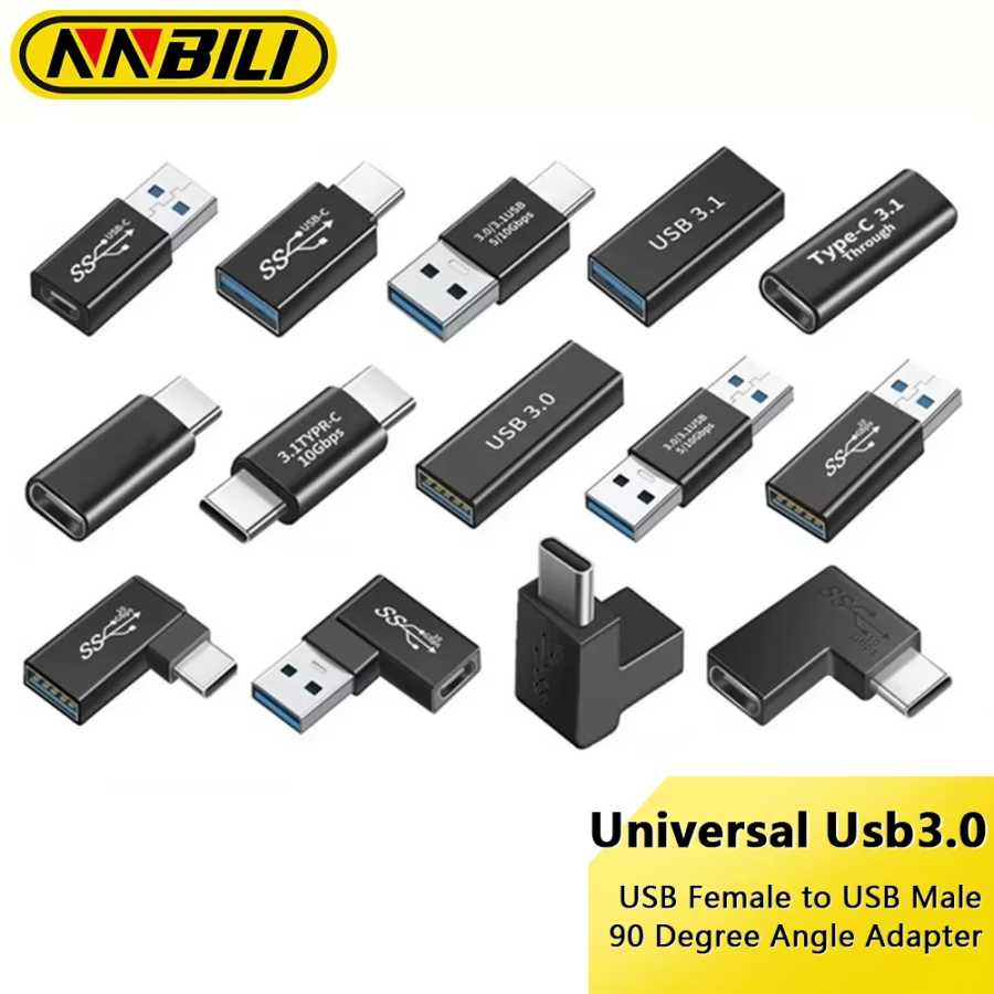 Универсальный адаптер NNBILI USB3.2 OTG типа C USBC &laquo;папа&raquo; на USB-A &laquo;мама&raquo; для Macbook Huawei Samsung Xiaomi Разъем Компьютерная периферия