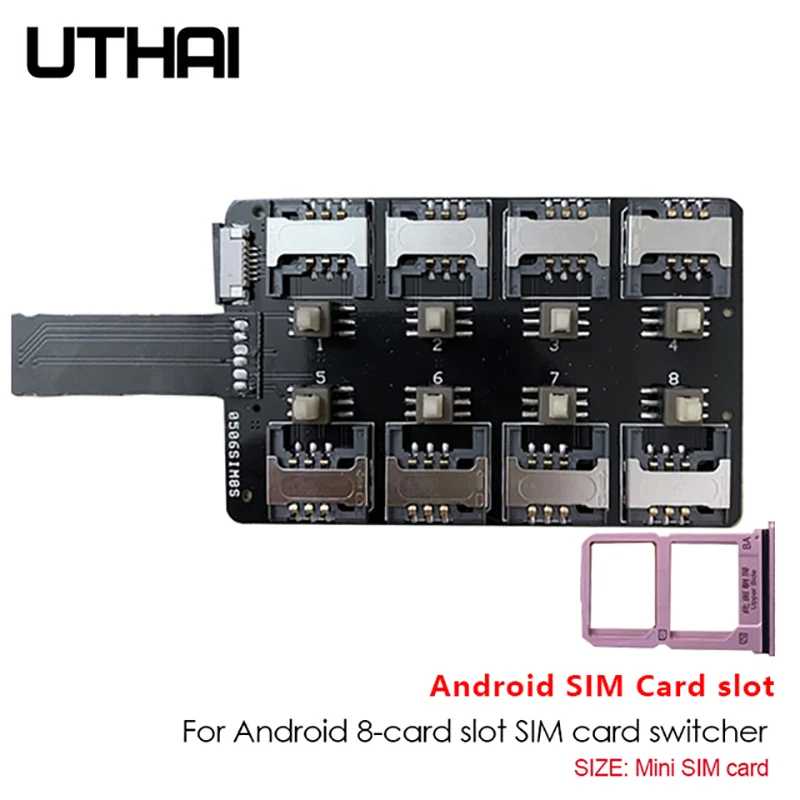 T13 12 слот для SIM-карты адаптер мульти-SIM кардридер для Android смартфона мини-SIM Nano Sim-карта Перезагрузка без переключения SIM-карты и аксессуары