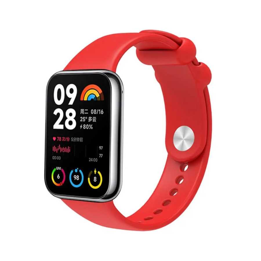 Фотография №4 товара Ремешок силиконовый для Xiaomi Band 8 Pro, сменный Браслет для