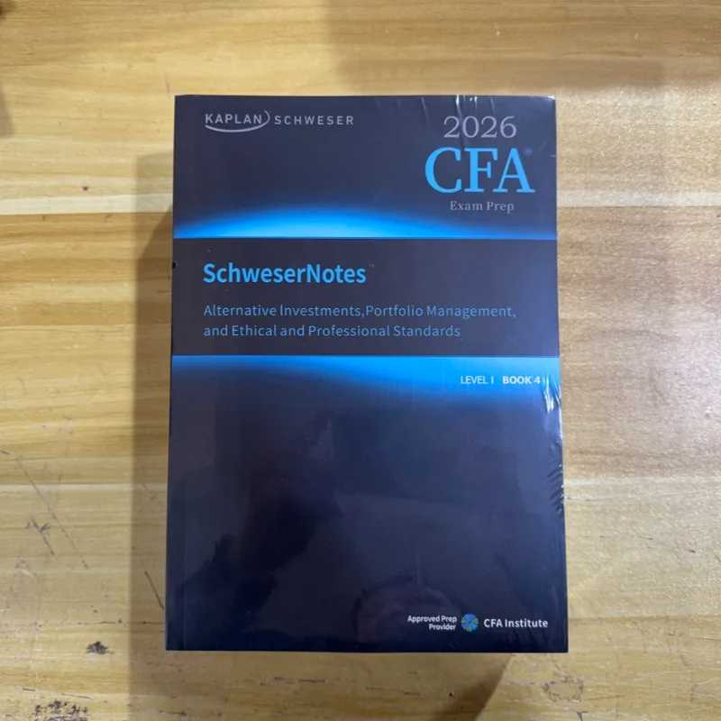 2026 CFA Level 1 SchweserNotes: Анализ финансовой отчетности и инвестиции в акции, количественные методы, учебные пособия на английском языке Книги