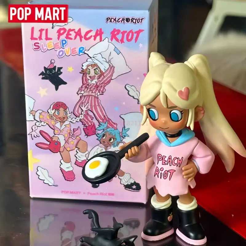 Фотография №1 товара Оригинальная коллекционная фигурка Pop Mart Lil Peach Riot Sleepover Series