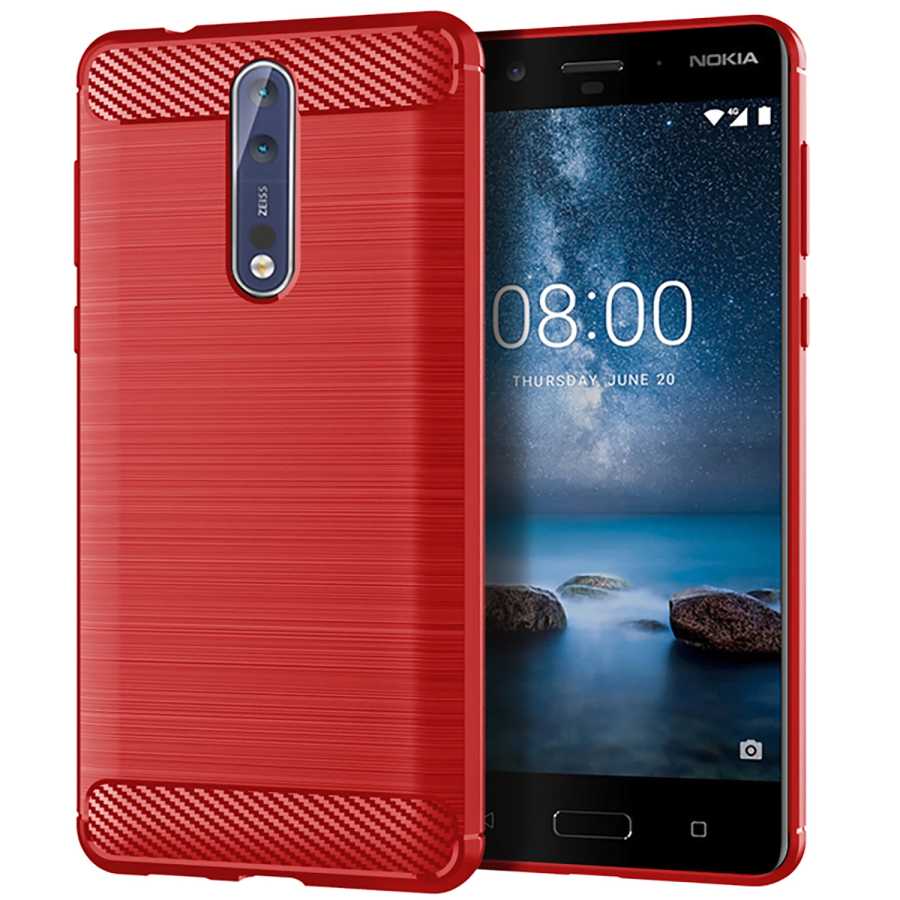 Фотография №5 товара Роскошный чехол из углеродного волокна для nokia 8 8,1 8.3