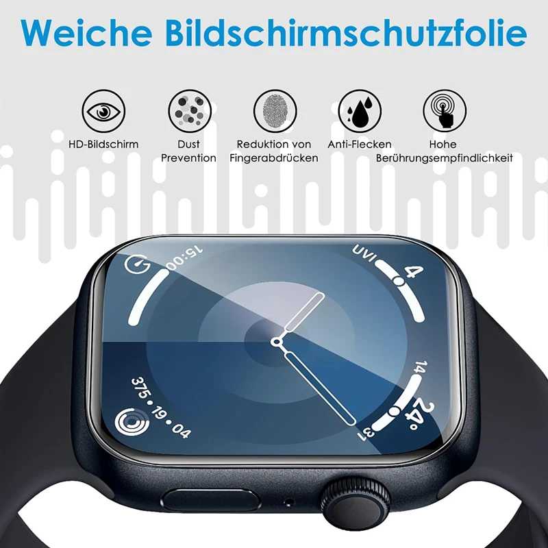 Фотография №1 товара Гидрогелевая пленка для Apple Watch 5, 6, SE, 40 мм,