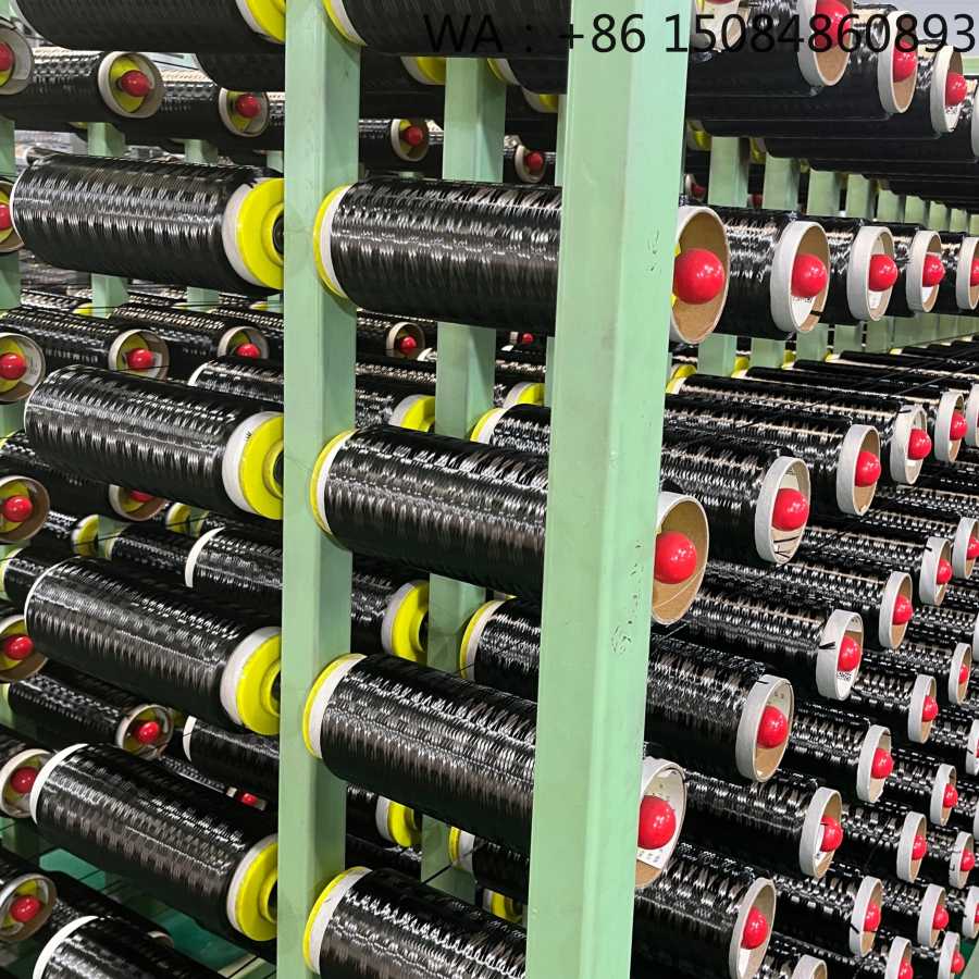 Углеродное волокно 3k, 12k, 24k, высокопрочная филаментная нить по конкурентоспособной цене для оптовых закупок Химикаты