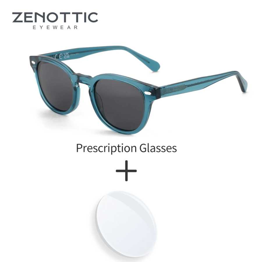 ZENOTTIC популярные поляризационные солнцезащитные очки по рецепту для женщин с защитой UV400, модные круглые прогрессивные оптические солнцезащитные очки Очки и аксессуары