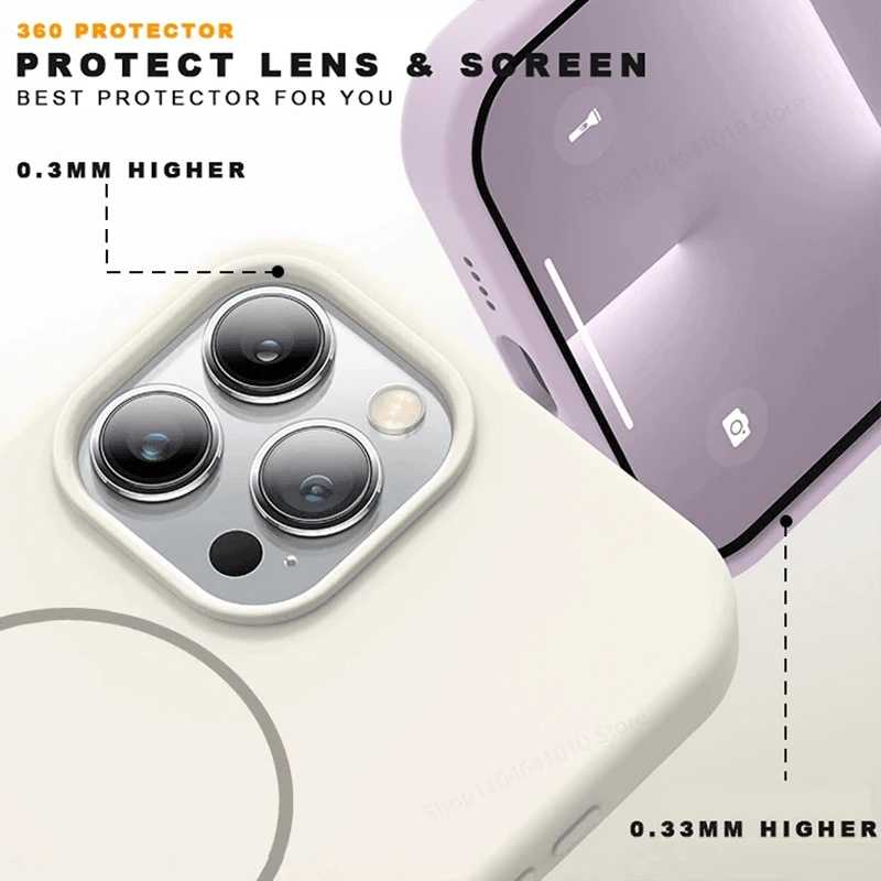 Фотография №2 товара Магнитный чехол для телефона для iPhone 15, 14, 16, Plus,
