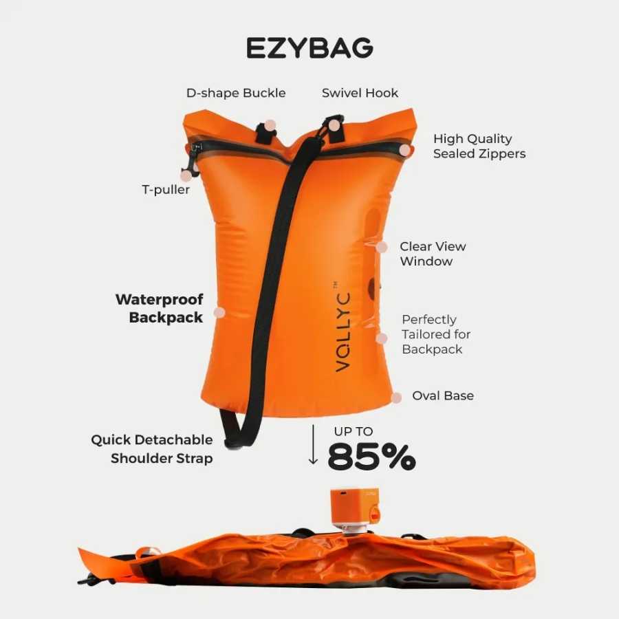 Фотография №3 товара FLEXTAIL X VOLLYC EZYPACK — вакуумная сумка для хранения объемом