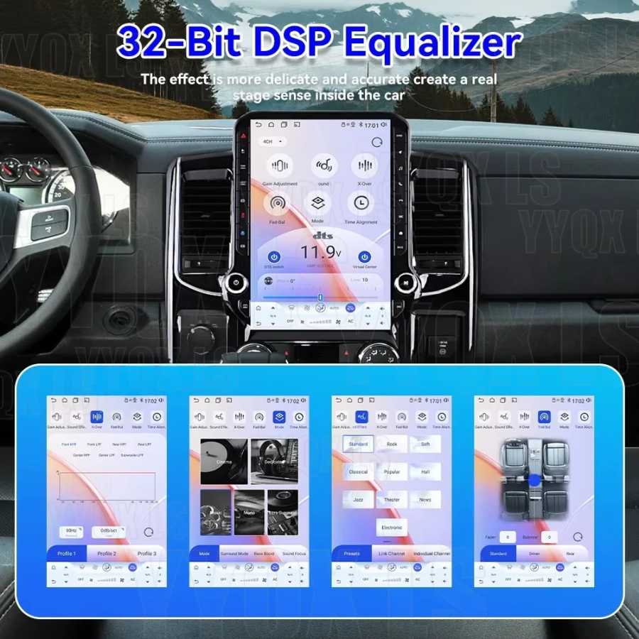 Автомобильные аксессуары для Dodge Ram 1500 2500 3500 4500 2008-2012: Android Auto, CarPlay, автомобильная мультимедийная система, GPS-навигация, головное устройство. Автоэлектроника