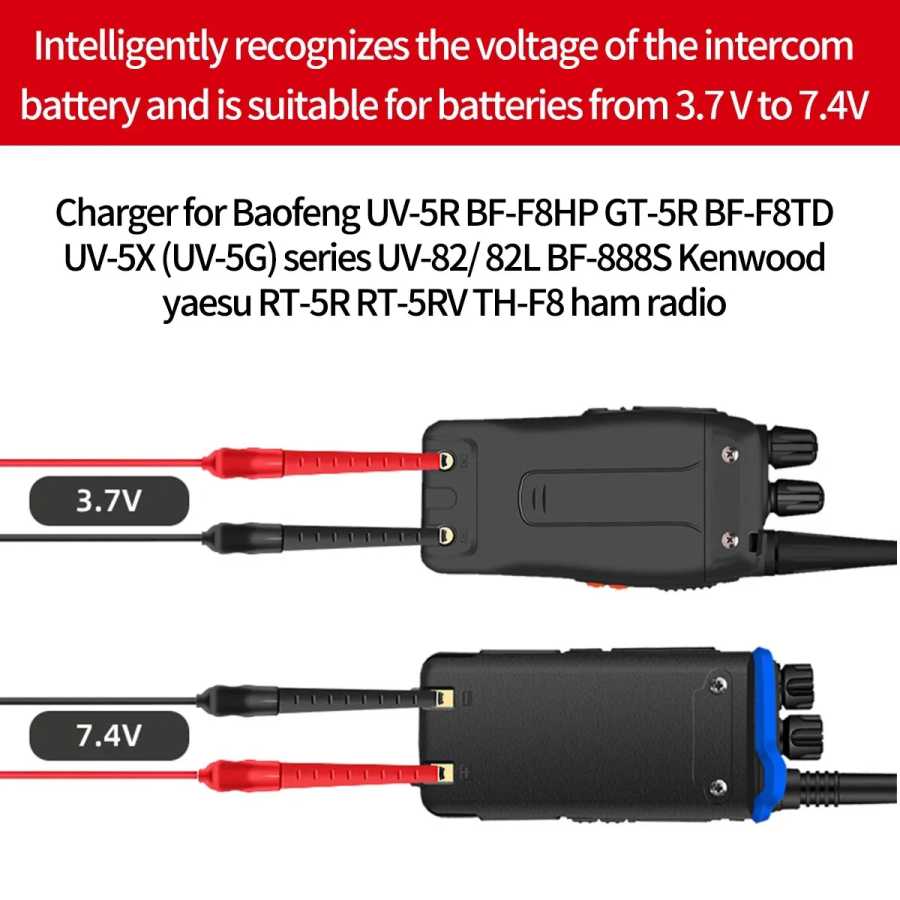 Фотография №2 товара Универсальный USB-кабель для зарядного устройства Baofeng Walkie Talkie для двусторонней