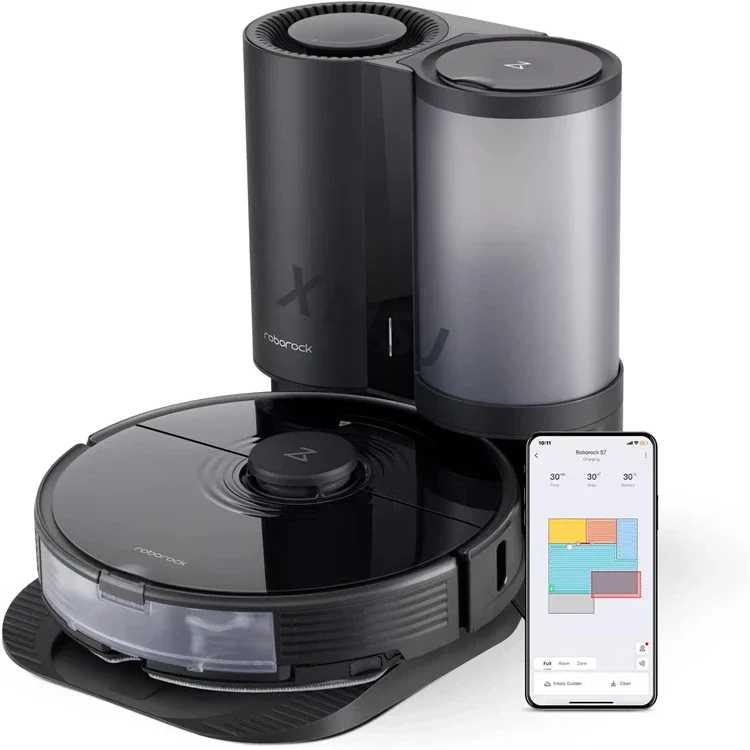 Roborock S7 Plus Черный Лидер продаж робот-пылесос с самопульсной мусорной корзиной Электрический дистанционный робот-пылесос uoni Техника для бизнеса