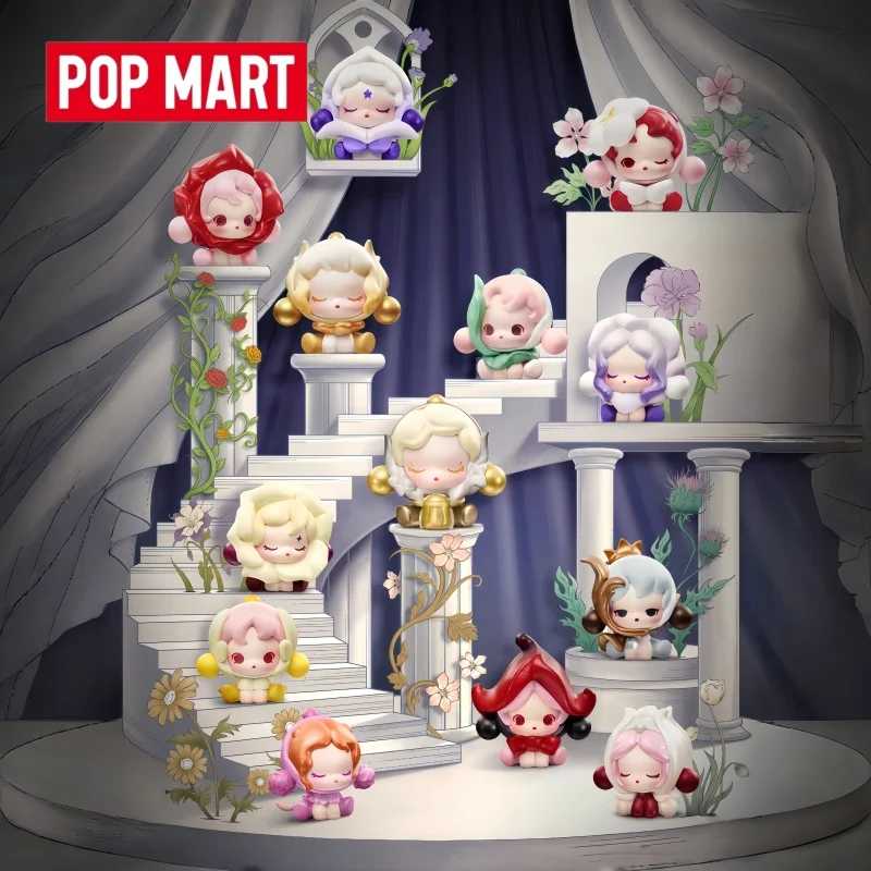 Хит продаж: Оригинальные фигурки Popmart Cute Granule Skullpanda Flower Four Act Drama Series в наличии, коллекционные сюрприз-боксы, декоративные подарки Модная слепая коробка