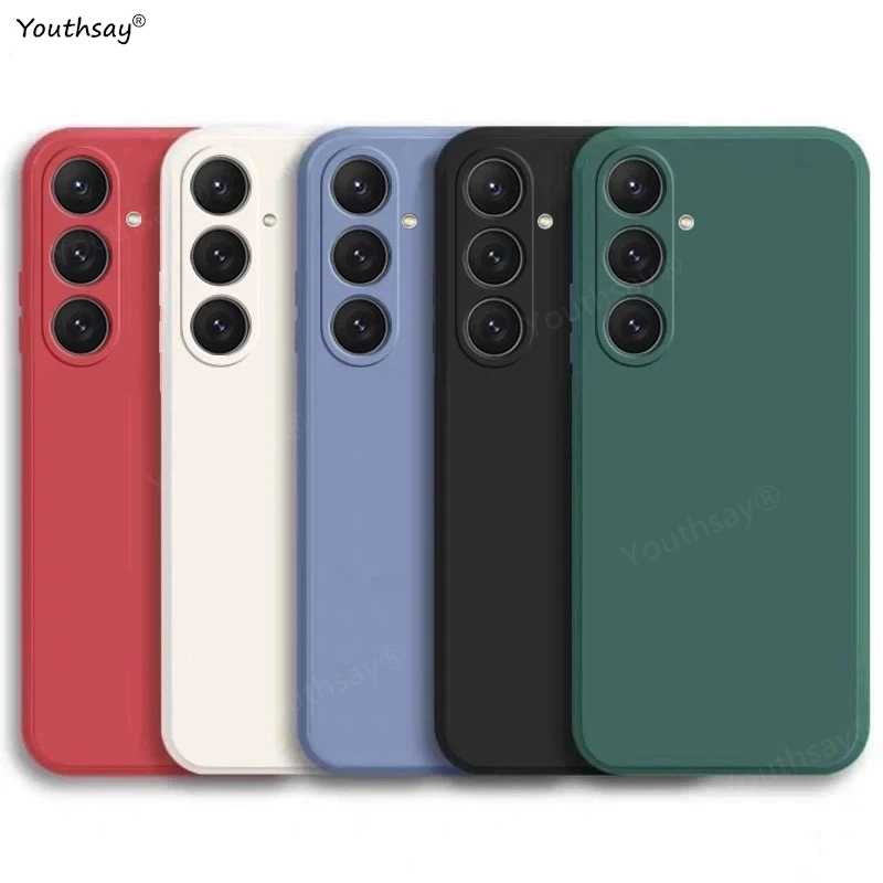 Чехол для Samsung Galaxy A16 Samsung Galaxy A17 A16 A56 A36 A15 Funda Coque Мягкий оригинальный жидкий силиконовый чехол Samsung A16 Чехлы и чехлы для мобильных телефонов