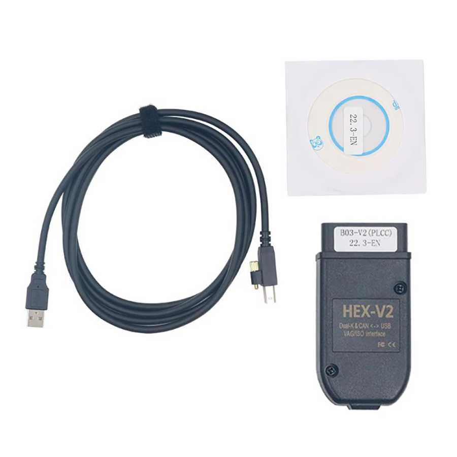 Фотография №2 товара VCDS 24,7 для сканера VAG, кабель инструмента OBD2, диагностический многоязычный