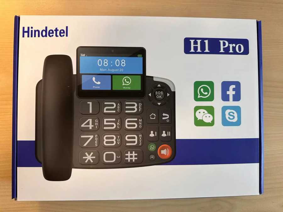 Фотография №5 товара 4G стационарный беспроводной телефон с SIM-картой, поддержкой Google Play, беспроводной