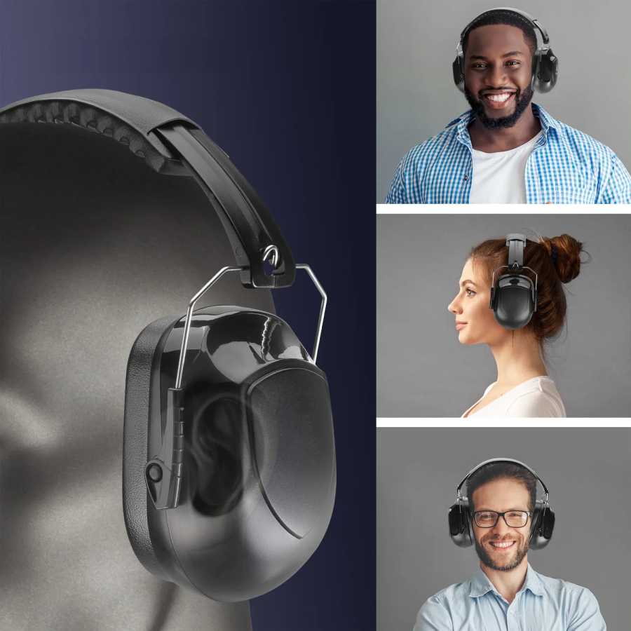 Фотография №4 товара Новые противошумные регулируемые наушники SNR-34dB, защитные наушники, наушники для работы,
