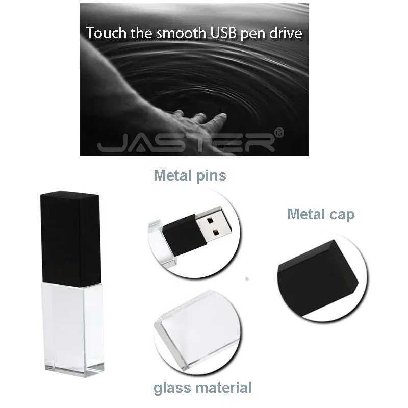Фотография №2 товара Флэш-накопители JASTER с кристаллами, USB 3,0, 128 ГБ, высокоскоростной Флэш-накопитель,