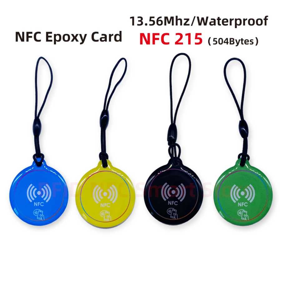 Смарт-карта NFC, 13,56 МГц, 504 байта Nt/ag 215, смарт-визитная карточка для всех телефонов с поддержкой NFC Доступ к автоматизации здания