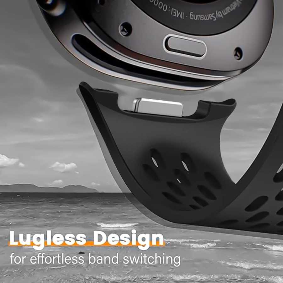 Фотография №2 товара Высококачественный ремешок подходит для Samsung Galaxy Watch8, классический дышащий ремешок